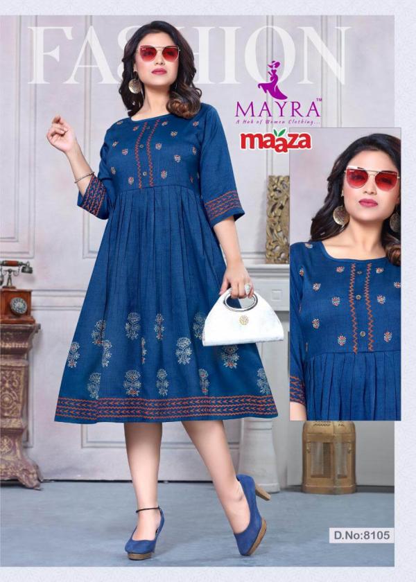 Mayra Maaza Rayon Fancy Kurti Collection 